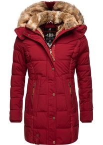 Marikoo Damen Wintermantel "Lieblings Jacke", rot, casual, Gr. M, Oberstoff: 100% Polyester, Futter: 100% Polyester, Wattierung: 100% Polyester,