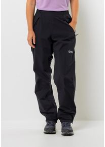 Jack Wolfskin Damen Regenhose "RAINY DAYS 3L PANTS W", schwarz, Gr. XS, Hauptmaterial: 100% Polyester (recycled); Futter: 100% Polyester (recycled),