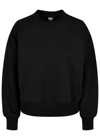 Urban Classics Damen Sweater "Urban Classics Damen Ladies Oversized Rainbow Crewneck", schwarz, Gr. S, 65% Baumwolle, 35% Polyester, Sweatshirts