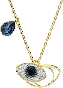 Swarovski Damen Kette mit Anhänger "Symbolica Böser Blick magisches Auge, 5172560, 5692178", Metall, L: 45cm, blau, Metall, Halsketten, mit Swarovski
