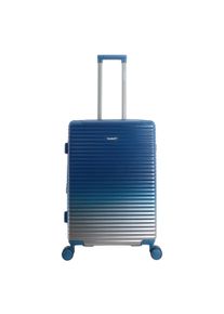Saxoline Koffer "Elite", blau, casual, Koffer, aus ABS/PC-Material