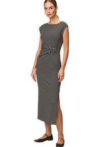 Zero Damen Jerseykleid "Zero Jerseykleid mit Streifen", schwarz-weiß, casual, Gr. 38, bedruckt, Jersey, Obermaterial: 75% Polyester, 22% Viskose, 3%