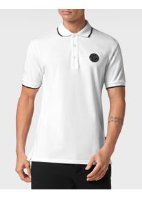 Plein Sport Herren Poloshirt "Poloshirt", weiß, Gr. XXL, Obermaterial: 100% Baumwolle, Shirts