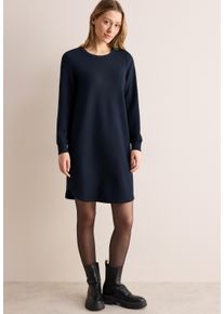 Cecil Damen Midikleid, blau, casual, Gr. XXL, unifarben, Stoff, 50% Modal, 44% Polyester, 6% Elasthan, Kleider, knielang