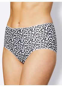 Damen Taillenslip, Gr. 36, schwarz-weiß, 95% Baumwolle, 5% Elasthan, Unterhosen