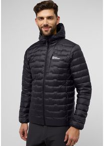 Jack Wolfskin Herren Daunenjacke "PASSAMANI DOWN HOODY M", grau, Gr. XXXL, Obermaterial: 100% Polyamid ; Futter: 100% Polyester; Füllung: 90%