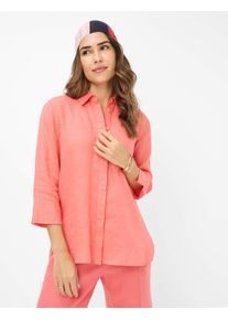 Brax Damen Kurzarmbluse "Style VICKI", rot, Gr. 36, 100% Leinen, Blusen