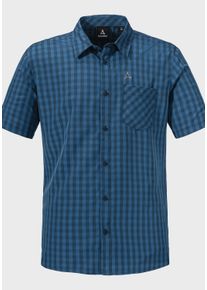 Schöffel SCHÖFFEL Herren Outdoorhemd "Hiking CIRC Shirt Style Dalfoss MNS", blau, sportlich, Gr. 46, Oberstoff: 100% Polyester, Hemden
