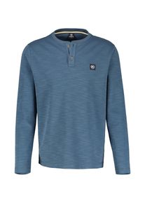 Lerros Herren Sweatshirt "Lerros Serafino-Langarmshirt", blau, Gr. 5XL, 70% Baumwolle, 25% Polyester, 5% Elasthan, Sweatshirts