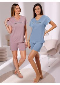 wäschepur WÄSCHEPUR Damen Shorty, Gr. 36, bunt, 50% Baumwolle, 50% Modal, Homewear-Sets