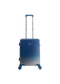 Saxoline Koffer "Elite", blau, casual, Koffer, mit robuster ABS/PC-Hülle