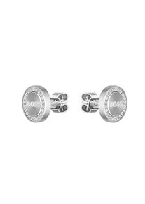 BOSS Damen Paar Ohrstecker "IONA, 1580557, 1580558", Edelstahl, silber, Edelstahl, Ohrringe, mit Glasstein
