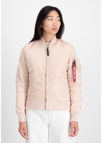 Damen Bomberjacke "Alpha Industries Women - Bomber Jackets", orange, Gr. S, Alpha Industries, Obermaterial: 100% Nylon, Futter: 100% Nylon, Füllung: