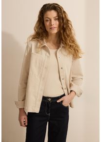 Cecil Damen Cordjacke, lila, casual, Gr. XXL, unifarben, Web, Obermaterial: 99% Baumwolle, 1% Elasthan; Futter: 100% Polyester, Jacken, aus Baumwolle