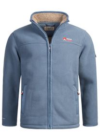 Arctic Seven Herren Fleecejacke "ASZeroo", blau, Gr. L, Obermaterial: 100% Polyester; Innenmaterial: 100% Polyester, Jacken, mit hoch schließendem
