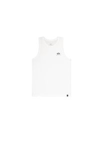 Herren Muscleshirt "Alpha Industries Men - Tanks Basic Tank SL", weiß, Gr. XXXL, Alpha Industries, Obermaterial: 100% Baumwolle, Shirts