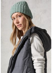 Cecil Damen Strickmütze, grün, casual, unifarben, Stoff, Materialmix, Mützen, in softem Material-Mix