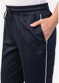 STOOKER WOMEN Damen Sporthose "Baumwollstretch Sporthose", blau, sportlich, Gr. XL, Sweatware, 55% Polyester, 45% Baumwolle, Hosen, Sporthose Regular