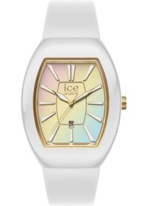 Ice Watch ICE-WATCH Damen Quarzuhr "ICE boliday - Dome - Small - 3D + Date", weiß, Armbanduhren, Armbanduhr, Damenuhr, analog, Silikonarmband, Datum