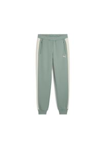 Puma Herren Sporthose "T7 ALWAYS ON Trainingshose Herren", grün, Gr. L, unifarben, Obermaterial: 33% Baumwolle, 67% Polyester; Rippe: 93% Polyester,