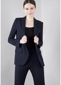Imperial Damen Blusenblazer "Boyfriend-Blazer", blau, feminin, Gr. XS, Obermaterial: 72% Polyester, 23% Viskose, 5% Elasthan, Blazer