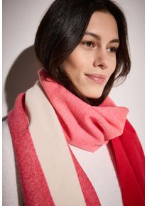 Cecil Damen Schal, rot, casual, unifarben, Stoff, 80% Polyester, 20% Viskose, Modetücher, aus softem Materialmix
