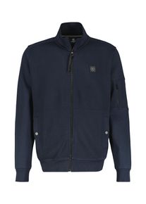 Lerros Herren Sweatjacke "Lerros Herren Sweatjacke in Struktur-Baumwollqualität", blau, Gr. S, 100% Baumwolle, Sweatjacken