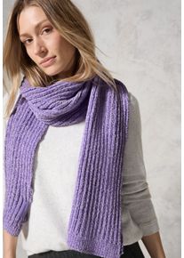Cecil Damen Schal, lila, casual, unifarben, Stoff, 80% Polyester, 20% Polyacryl, Modetücher, softer Materialmix