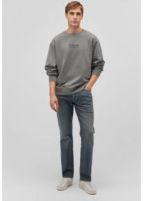 Mavi Herren Rundhalspullover "FUTURE SWEATSHIRT", grau, casual, Gr. M, bedruckt, Stoff, 100% Baumwolle, Pullover, Sweatshirt mit Print