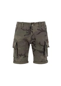 Herren Shorts "Alpha Industries Men - Shorts Crew Short Camo", grün, Gr. 36, Alpha Industries, Obermaterial: 98% Baumwolle, 2% Elastan, Hosen