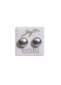 Adelia´s ADELIA ́S Damen Paar Ohrstecker "Damen Perlenschmuck 925 Silber Süsswasser Perlen Ohrstecker", Damen, grau, Ohrringe, Damen Perlenschmuck