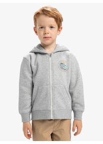 Quiksilver Kinder Hoodie "Day", grau, Gr. 3, 55% Baumwolle, 45% Polyester, Sweatshirts