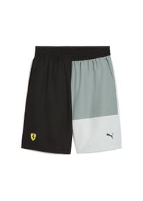 Puma Herren Sporthose "Scuderia Ferrari HP Race Lifestyle Shorts Herren", grün, Gr. XS, colorblocking, Obermaterial: 100% Polyester; Futter: 100%