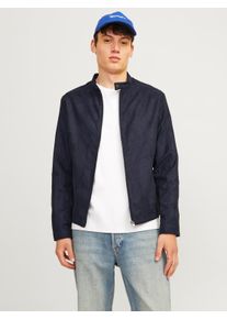 Jack & Jones JACK & JONES Herren Lederimitatjacke "JJEDYLAN CLEAN JACKET NOOS", schwarz, modisch, Gr. XS, unifarben, Web, Obermaterial: 100% Polyester, Jacken,