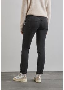 Street One Damen Slim-fit-Jeans, schwarz, casual, Gr. 32, unifarben, Jeans, 65% Baumwolle, 32% Polyester, 3% Elasthan, Jeans, aus Baumwolle mit