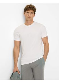 Brax Herren T-Shirt "Style TED", weiß, Gr. M, 98% Baumwolle, 2% Elasthan, Shirts