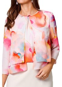 Damen Blusenjacke "HERMANN LANGE Collection Chiffonjacke Daria", bunt, Gr. 48, HERMANN LANGE Collection, 100% Polyester, Jacken