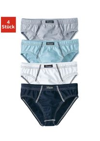 Le Jogger Kinder Slip, Gr. 104, blau, Jersey, Obermaterial: 100% Baumwolle, unifarben, Unterhosen, aus reiner Baumwolle