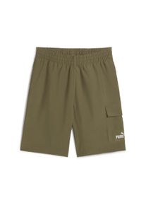 Puma Herren Shorts "ESS NO. 1 LOGO WOVEN CARGO SHORTS 9"", grün, sportlich, Gr. L, unifarben, Obermaterial: 100% Polyester, Hosen