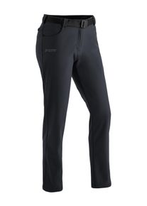Maier Sports Damen Funktionshose "Perlit W", schwarz, Gr. 44, Vorderseite: 92% Polyester, 8% Elasthan / Rückseite: 100% Polyester, Hosen, warme Damen