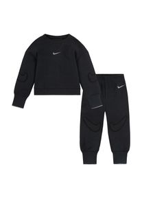 Nike Sportswear Kinder Jogginganzug, schwarz, Gr. 80, Obermaterial: 95% Baumwolle, 5% Elasthan, Sportanzüge