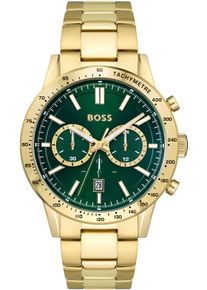 BOSS Herren Chronograph "ALLURE", gold, Armbanduhren, Quarzuhr, Herrenuhr, Armbanduhr, Stoppfunktion, Edelstahlarmband