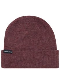 Urban Classics Damen Beanie "Urban Classics Unisex Basic Flap Beanie", rot, Kunstfaser, Mützen