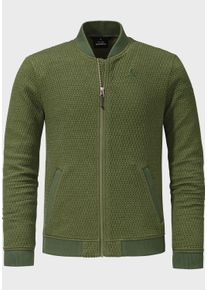 Schöffel SCHÖFFEL Herren Fleecejacke "Fleece Jacket Albaro M", grün, modisch, Gr. 56, Oberstoff : 89% Polyester 10% Lyocell 1% Elasthan, Jacken