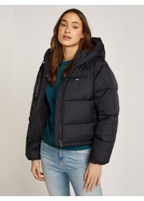 Tommy Jeans Damen Steppjacke "TJW ASPEN PUFFER EXT", schwarz, casual, Gr. M, unifarben, Web, Obermaterial: 100% Polyamid. Futter: 100% Polyester.