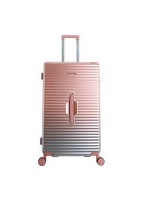 Saxoline Koffer "Elite Trunk", pink, casual, Koffer, mit Trolleysystem aus Halbaluminium