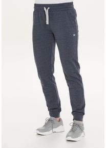 CRUZ Damen Sweathose "Mayda", blau, casual, Gr. 50, meliert, 60% Baumwolle, 40% Polyester, Hosen, aus atmungsaktivem Material