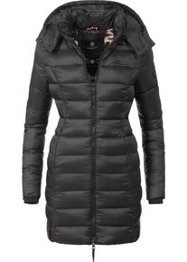 Marikoo Damen Steppmantel "Abendsternchen", schwarz, casual, Gr. 5XL, clean, unifarben, Oberstoff: 100% Nylon, Futter: 100% Polyester, Wattierung: