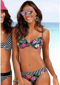 Venice Beach Damen Bikini-Hose "Summer", bunt, Gr. 34, floral, Polyamid, Xtra Life LYCRA, Badehosen, im Mustermix