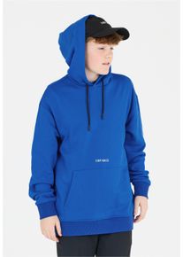 LES'ARCS Kinder Kapuzensweatshirt "Roibin", blau, sportlich, Gr. 152, unifarben, 82% Baumwolle, 18% Polyester, Sweatshirts, mit lässigem
